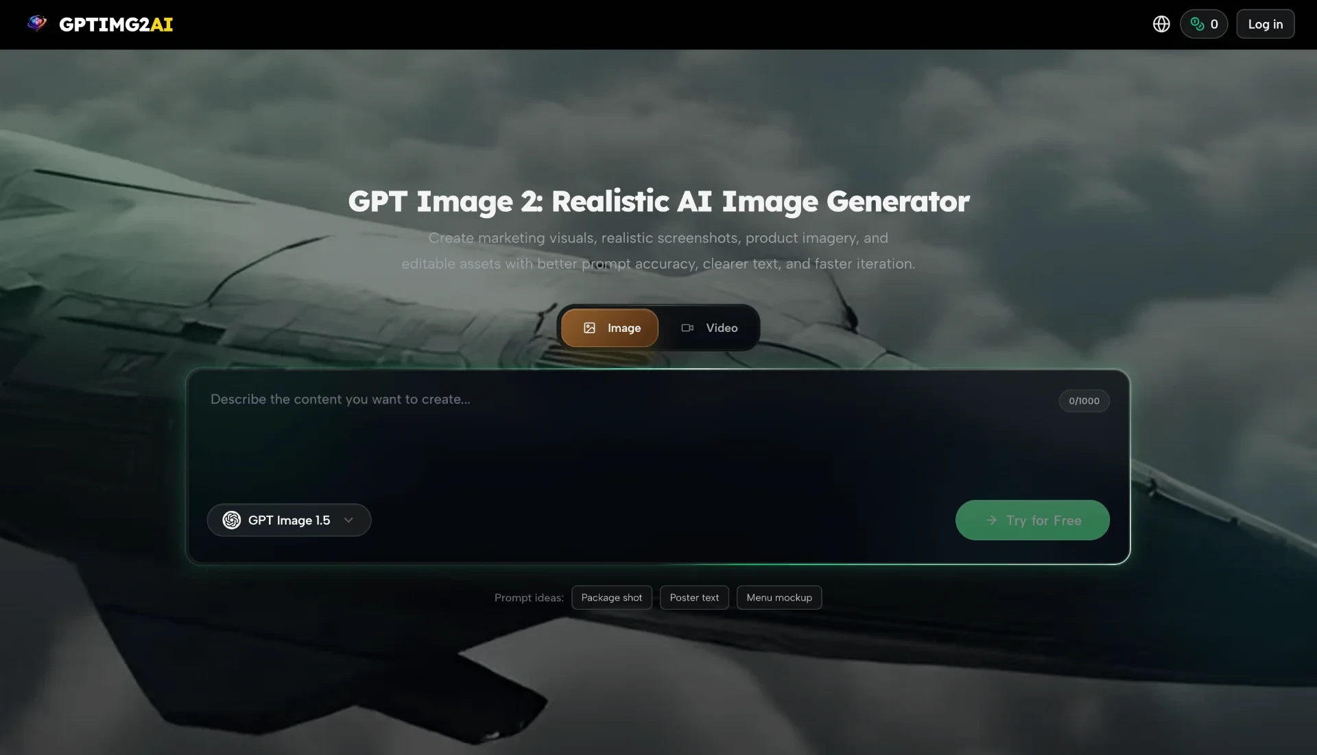 GPTIMG2 AI screenshot