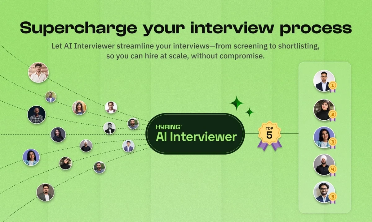 Hyring - Hyring is an advanced AI recruitment software platform designed to automate and streamline the entire hiring process. 