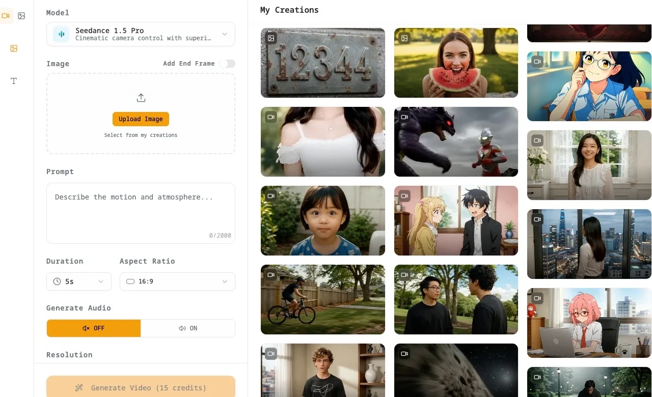 Image to Video AI screenshot