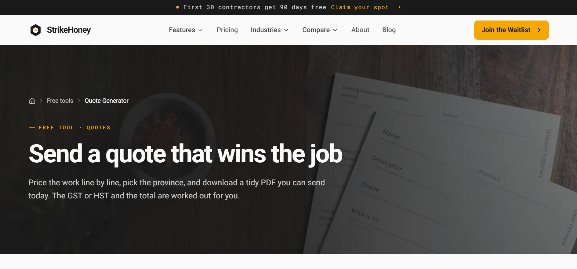 Quote Generator screenshot