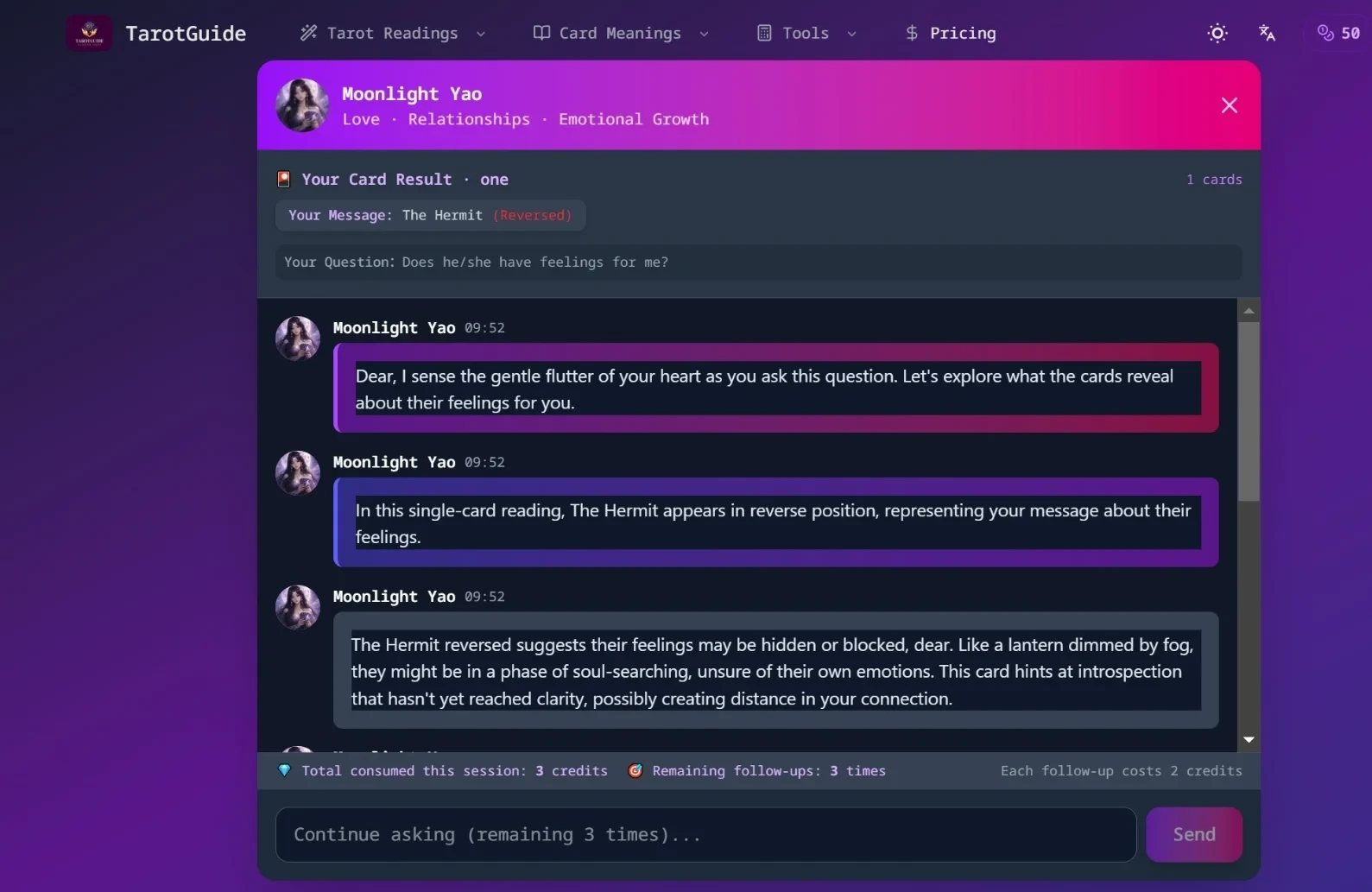 TarotGuide screenshot
