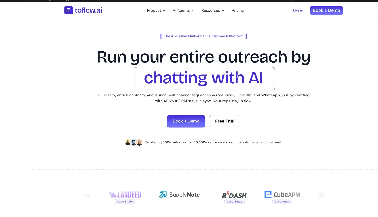 toflow.ai screenshot