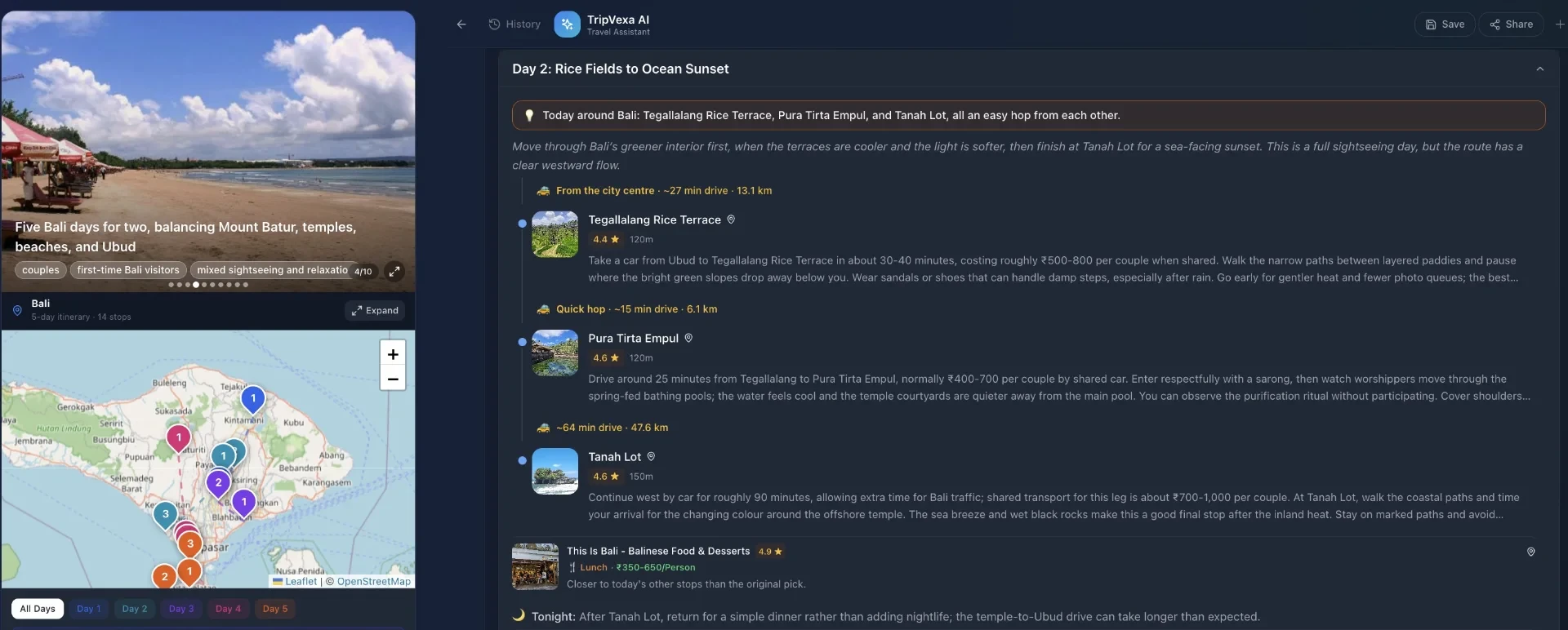 Tripvexa screenshot