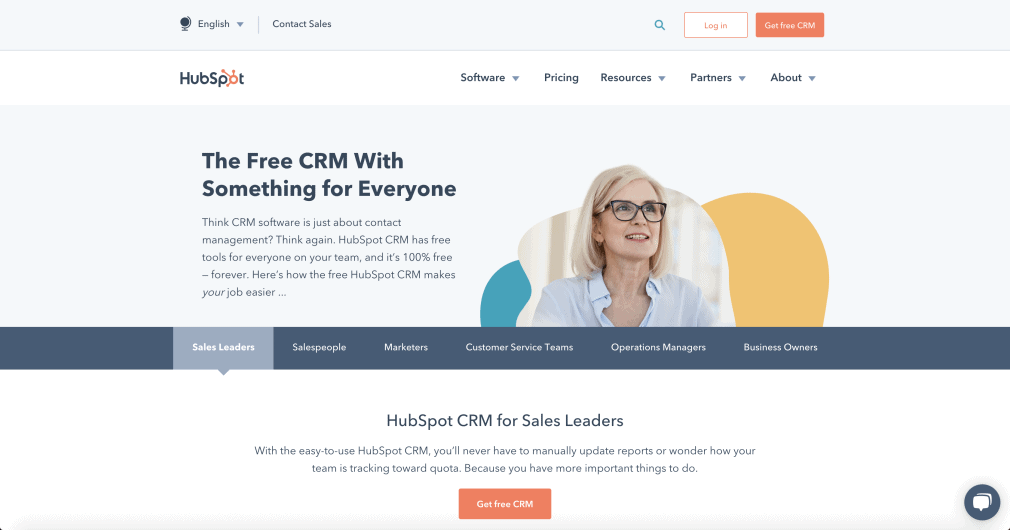 Hubspot 的免费 CRM