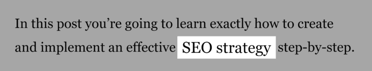 帖子中的 SEO 策略关键字