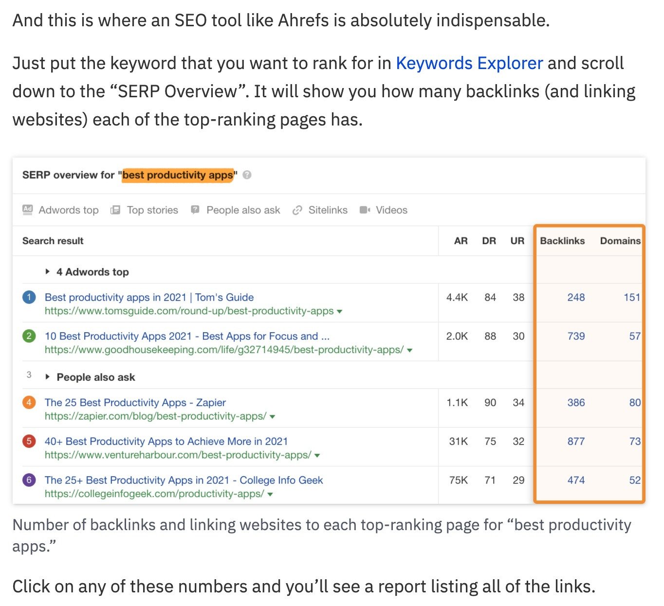 Blog post talking about value of Keyword Explorer