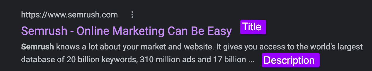 Semrush元示例