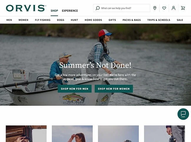 全渠道营销示例：ORVIS