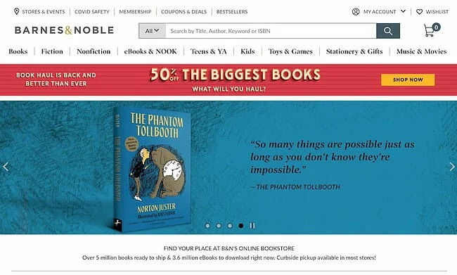 "全渠道营销示例：Barnes & Noble"