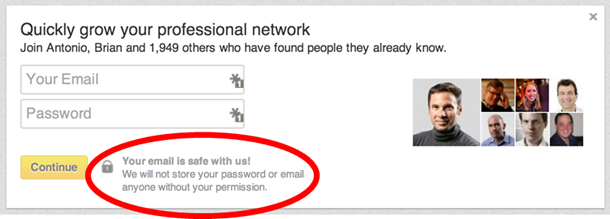 linkedin导入联系人