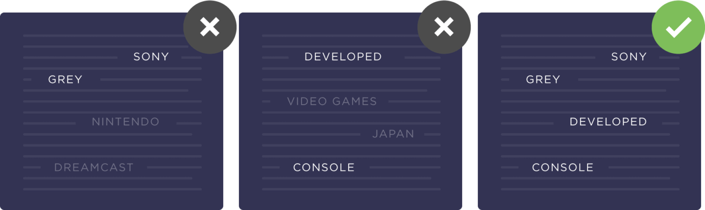Search keywords