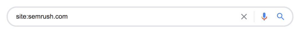 Google 网站搜索
