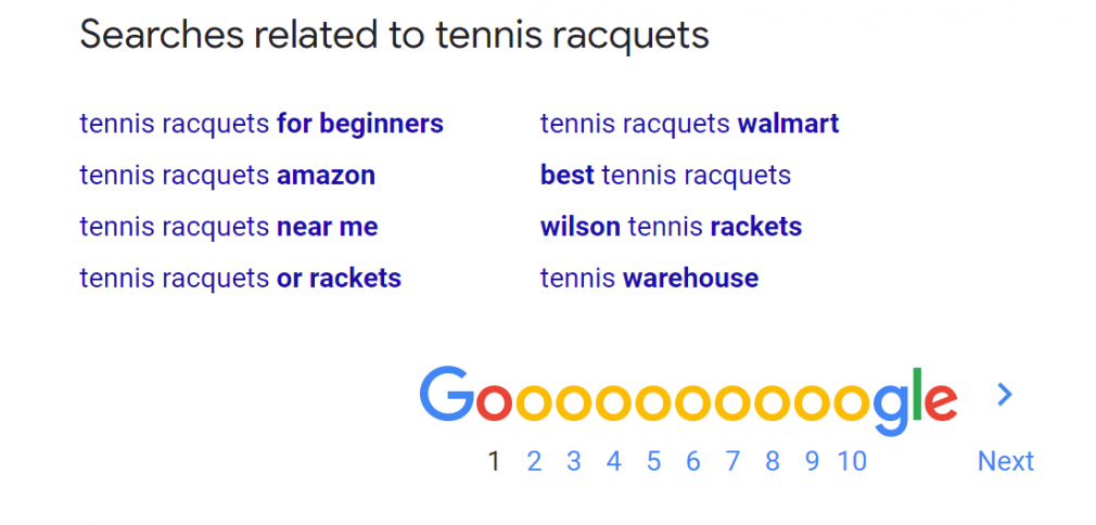 google 相关搜索
