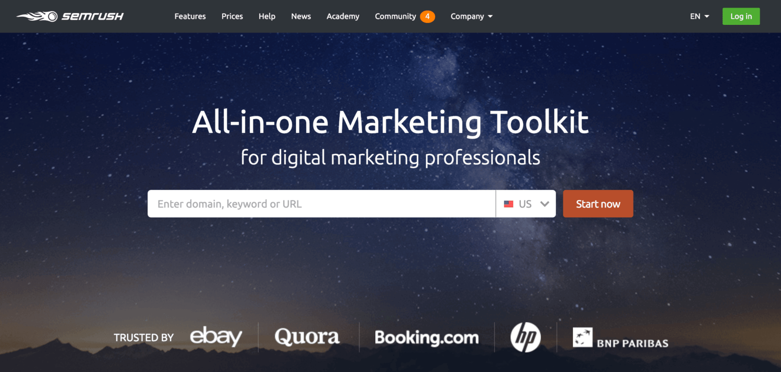 SEMrush-主页