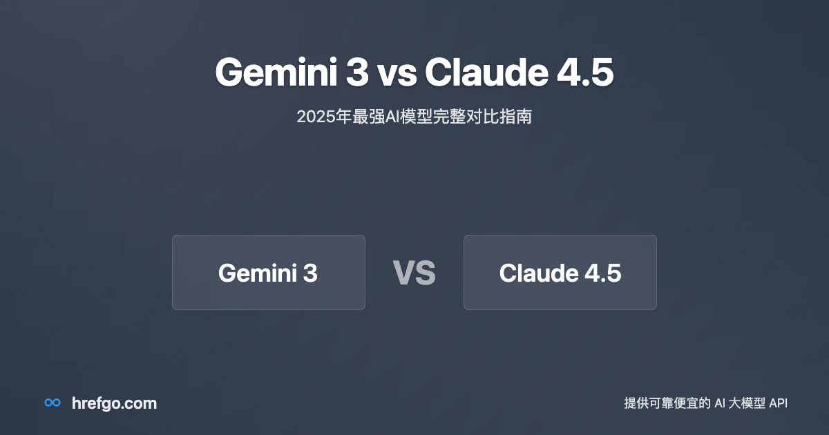 Gemini 3 vs Claude 4.5: 2025年最强AI模型完整对比指南