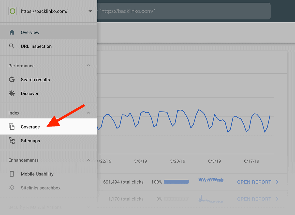 Google Search Console 覆盖率