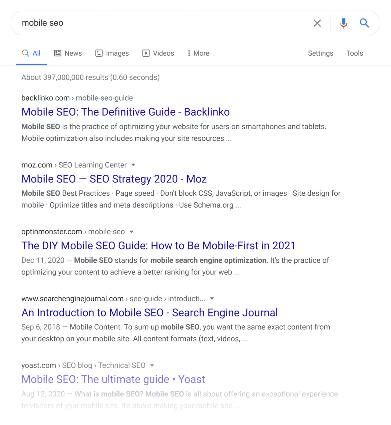 Google SERP
