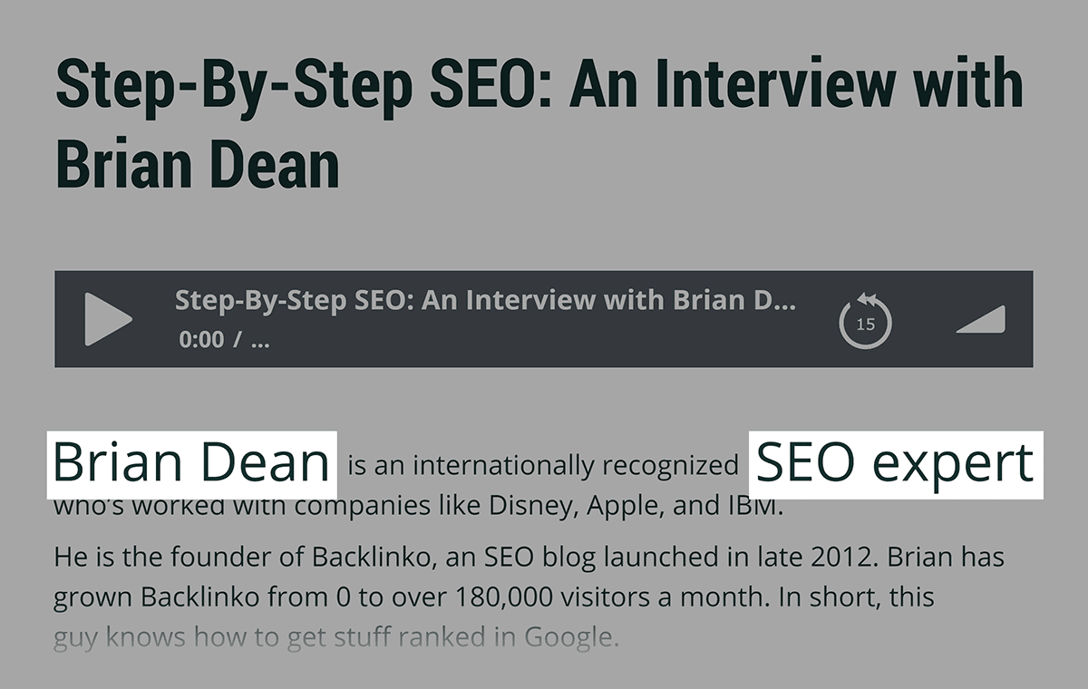HackTheEntrepreneur – Brian Dean podcast
